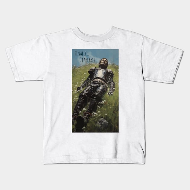 FINAL REST - DARK FANTASY STYLE SHIRT Kids T-Shirt by Vista Threads Co